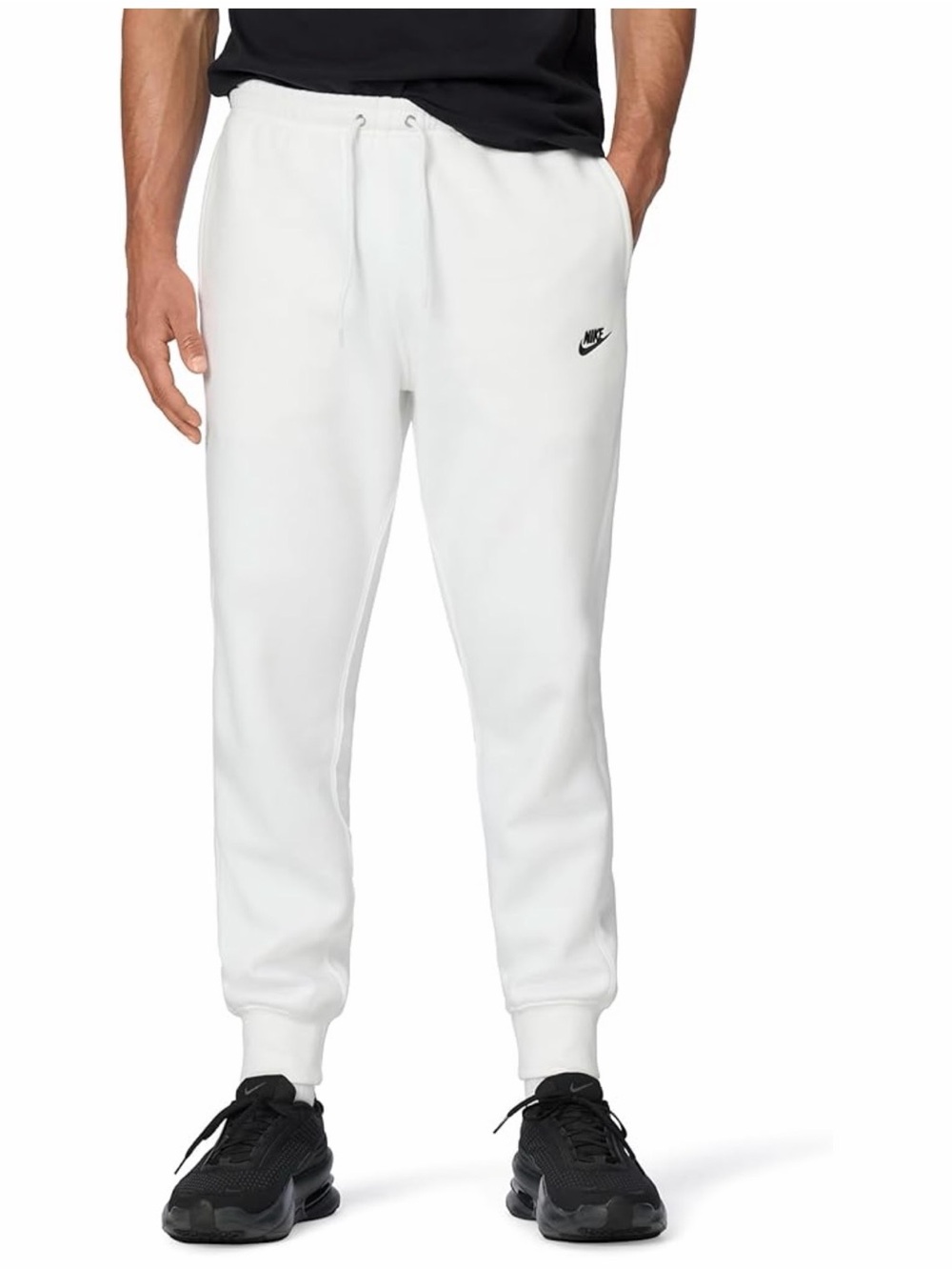 Nike NWT Men’s White Fleece Joggers Size XLarge